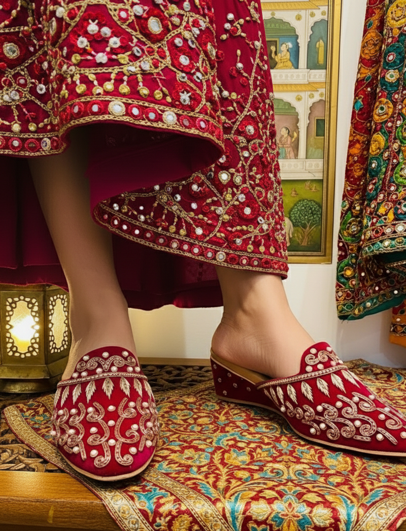 The Maharani Majenta Mule