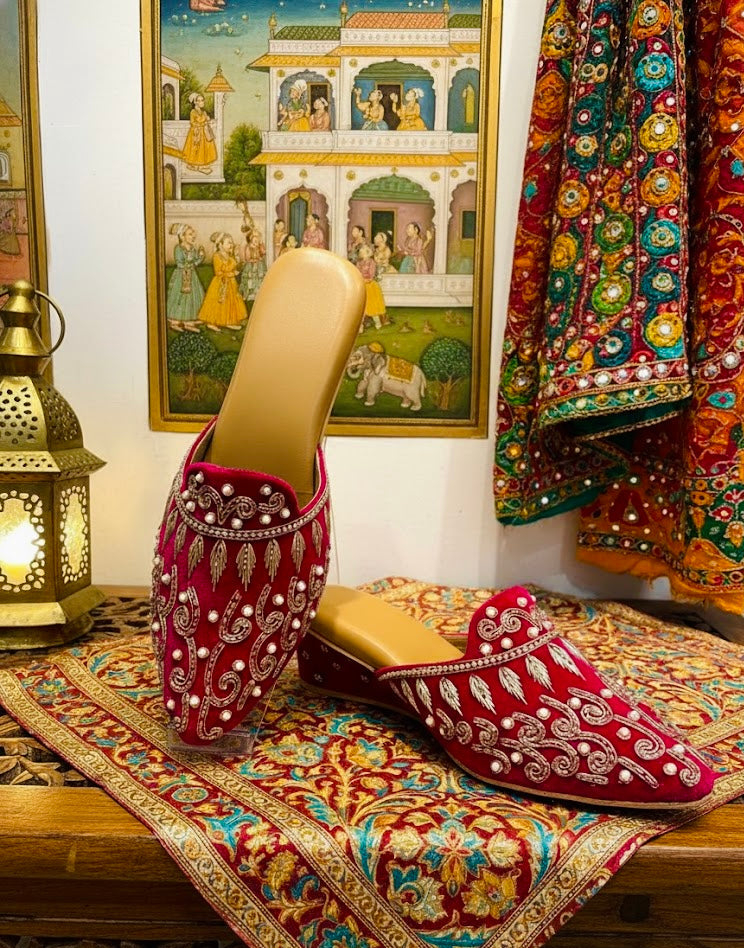 The Maharani Majenta Mule