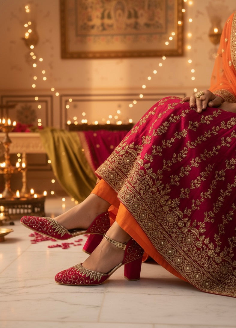 Magenta Dreamwalk Heels