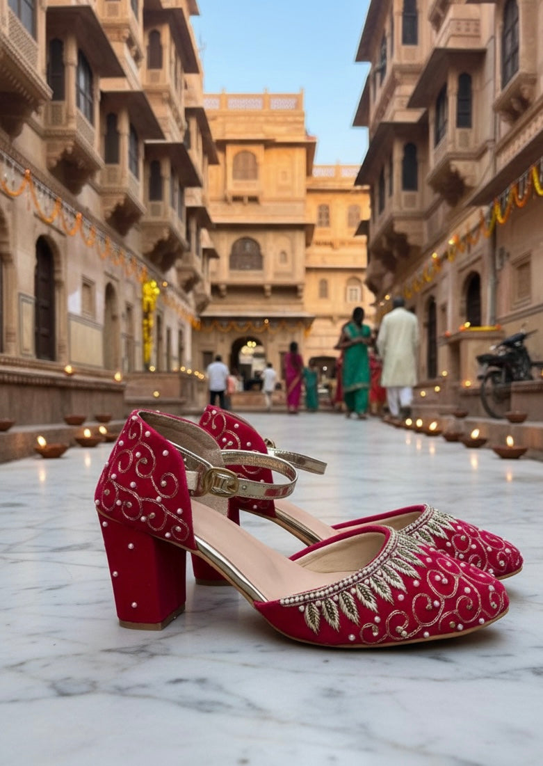 Magenta Dreamwalk Heels